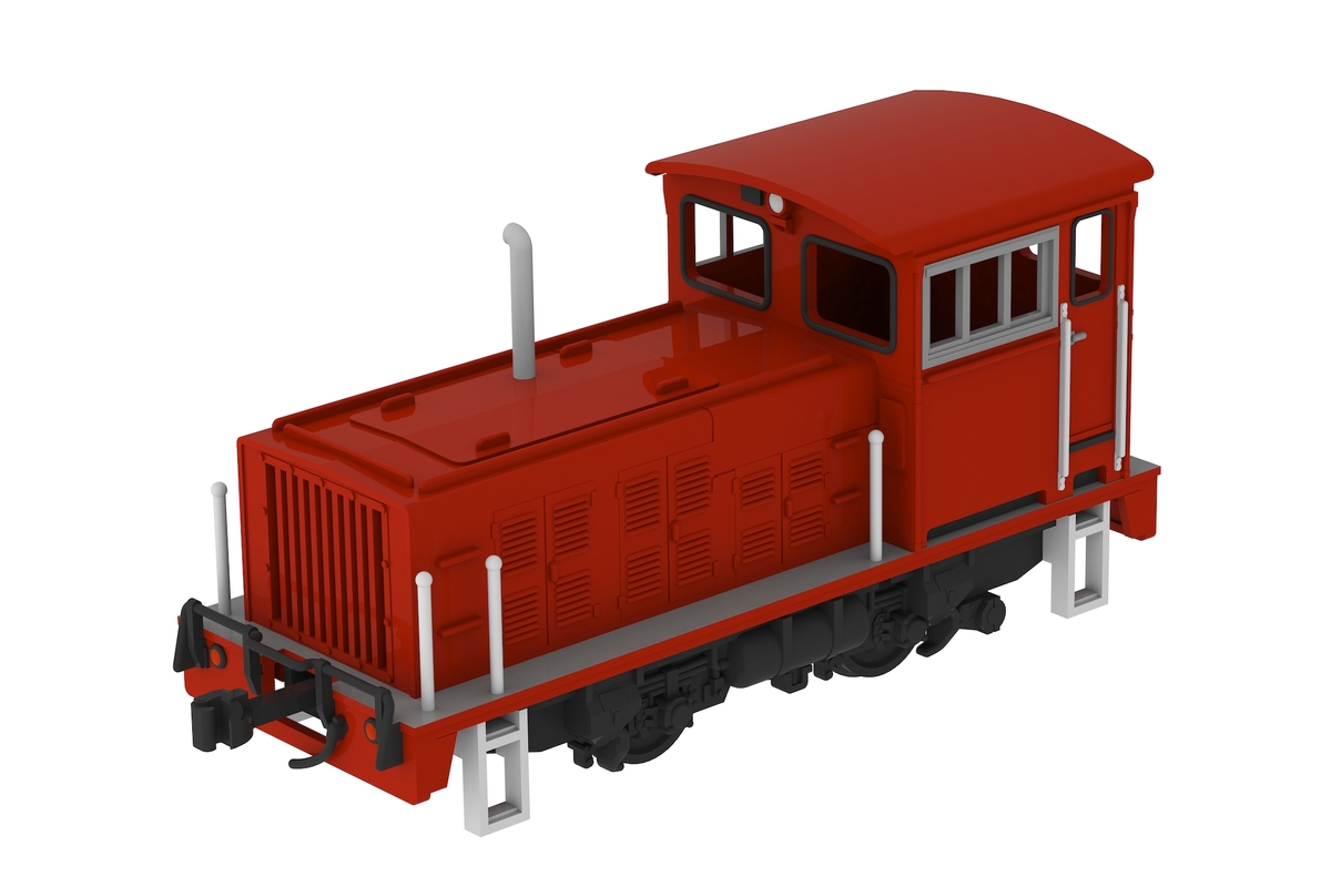 2個セット 小型機関車（L型オレンジ＋凸型グリーン）【11月発売